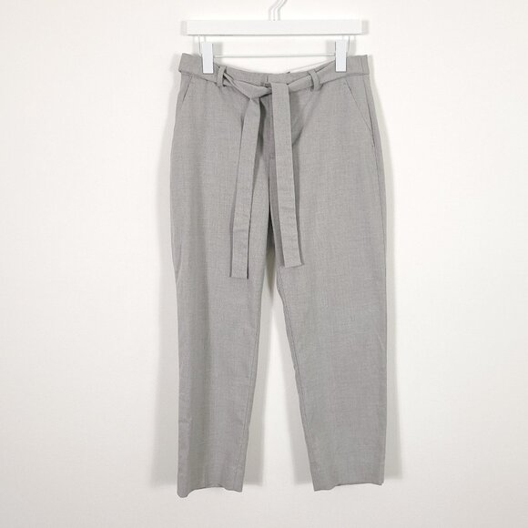 Banana Republic Grey Herringbone Ankle Pants - Picture 1 of 10
